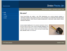Tablet Screenshot of drotov-piecka.sk